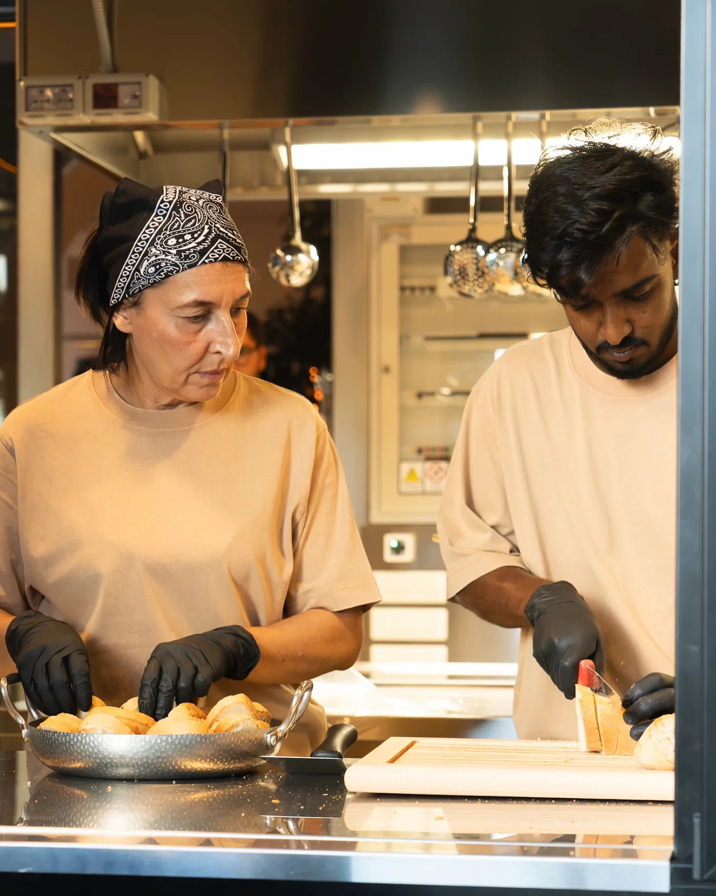 La cucina a vista di Libero