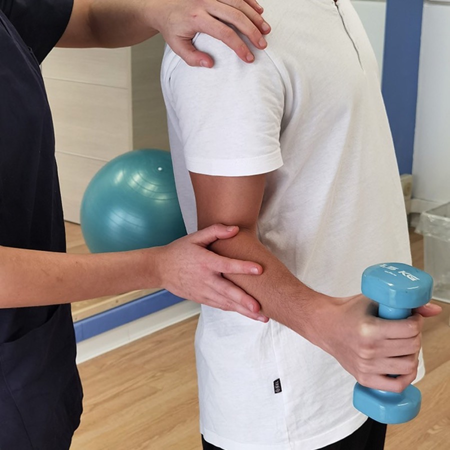 Fisioestetica - foto reale di un allenamento guidato