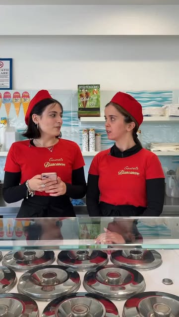 Gelateria Biancaneve - foto reale del bancone