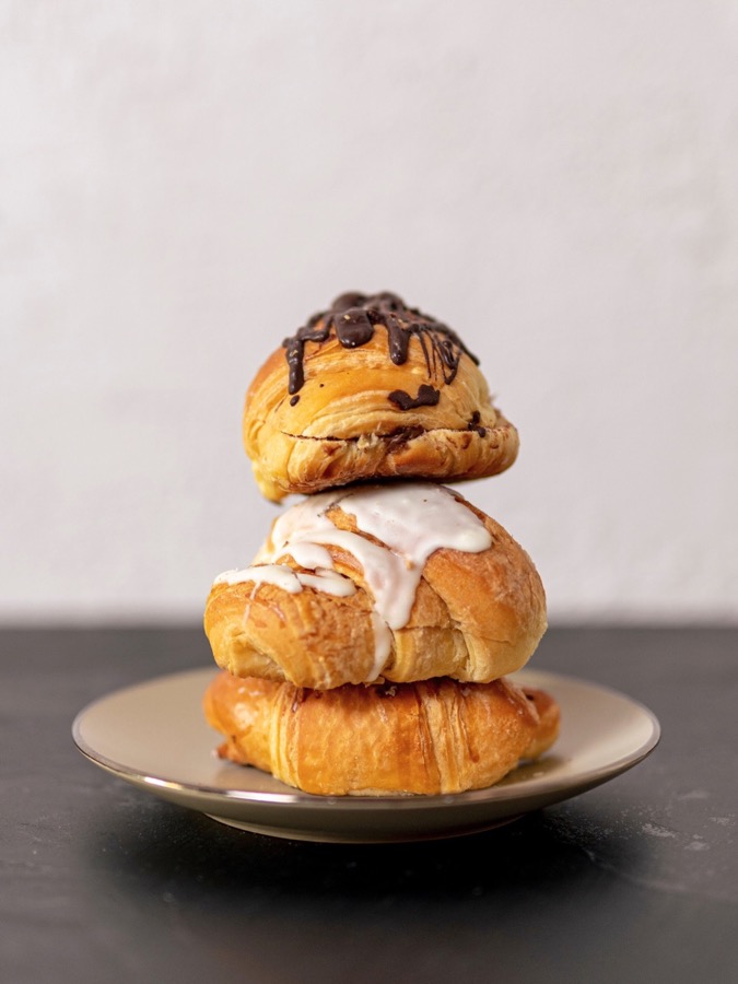 Il Fornaio Pasticciere - foto reale dei cornetti farciti