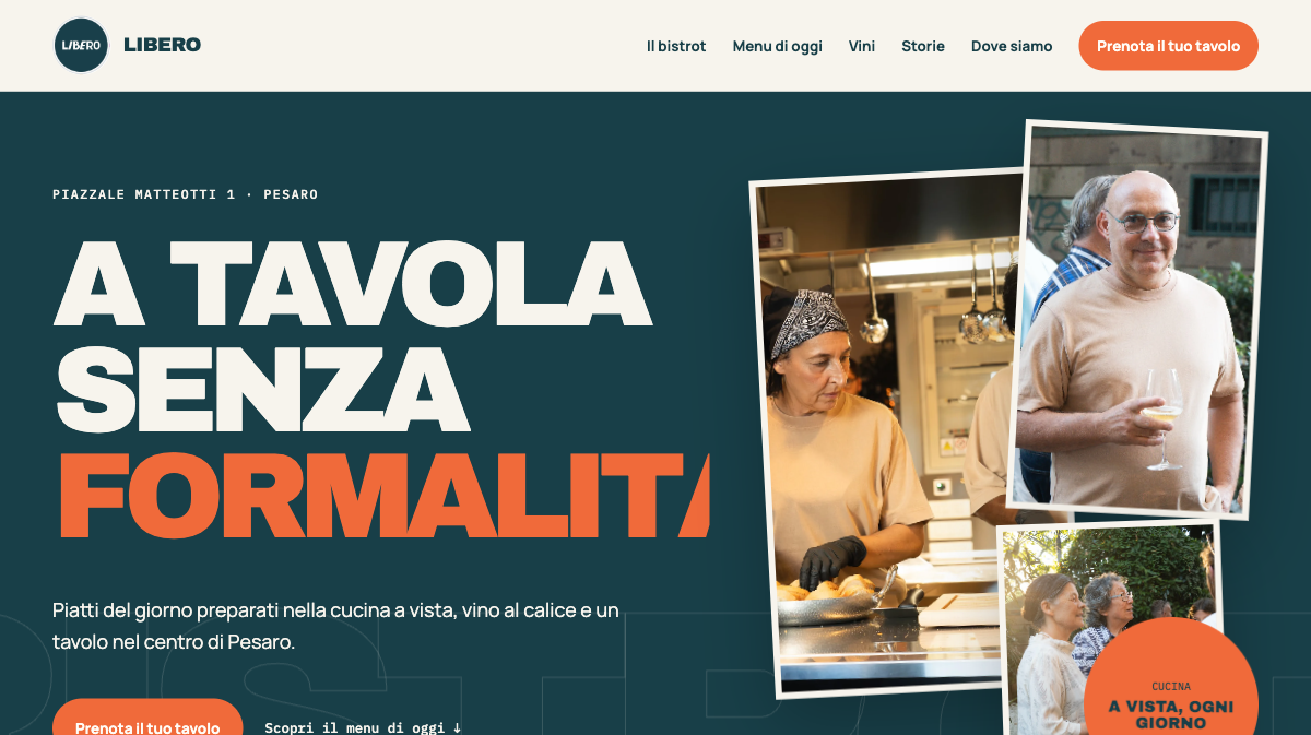 Libero - screenshot reale del sito