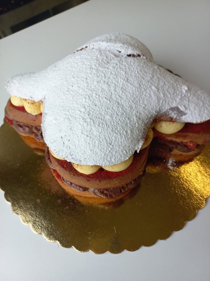 Naked cake ai frutti di bosco, Luca e Luca